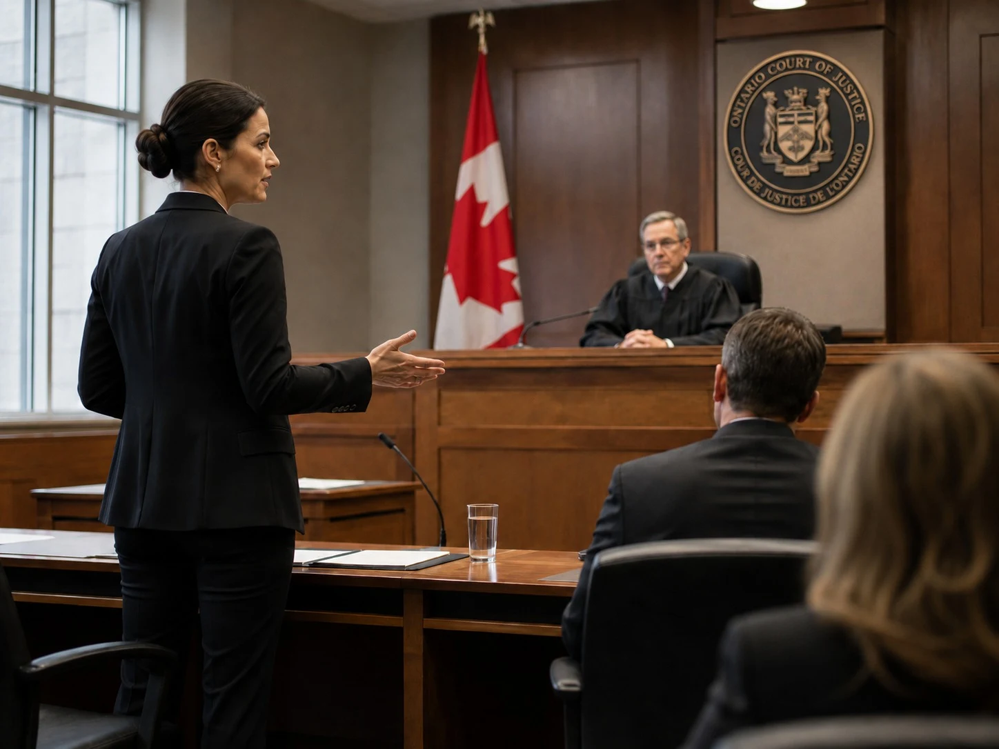 Ontario court hearing for a real estate latent defect dispute
