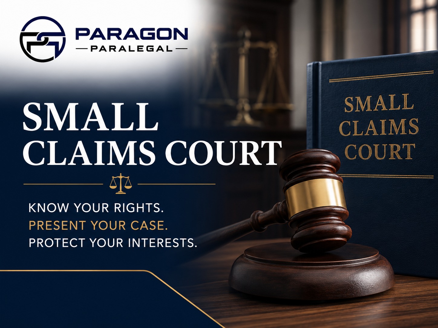 Paragon Paralegal Small Claims Court graphic